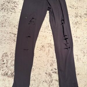 Billabong Black Distressed Leggings